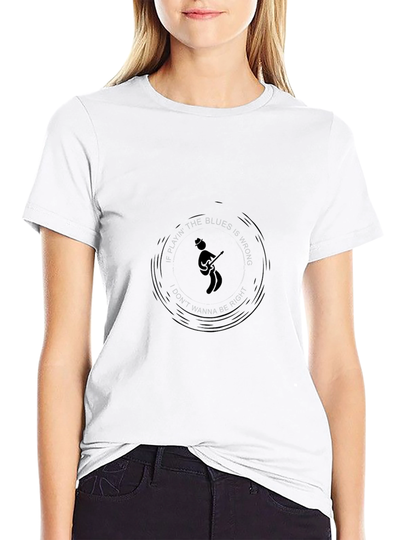 Blues Music T-Shirt - Playin the Blues