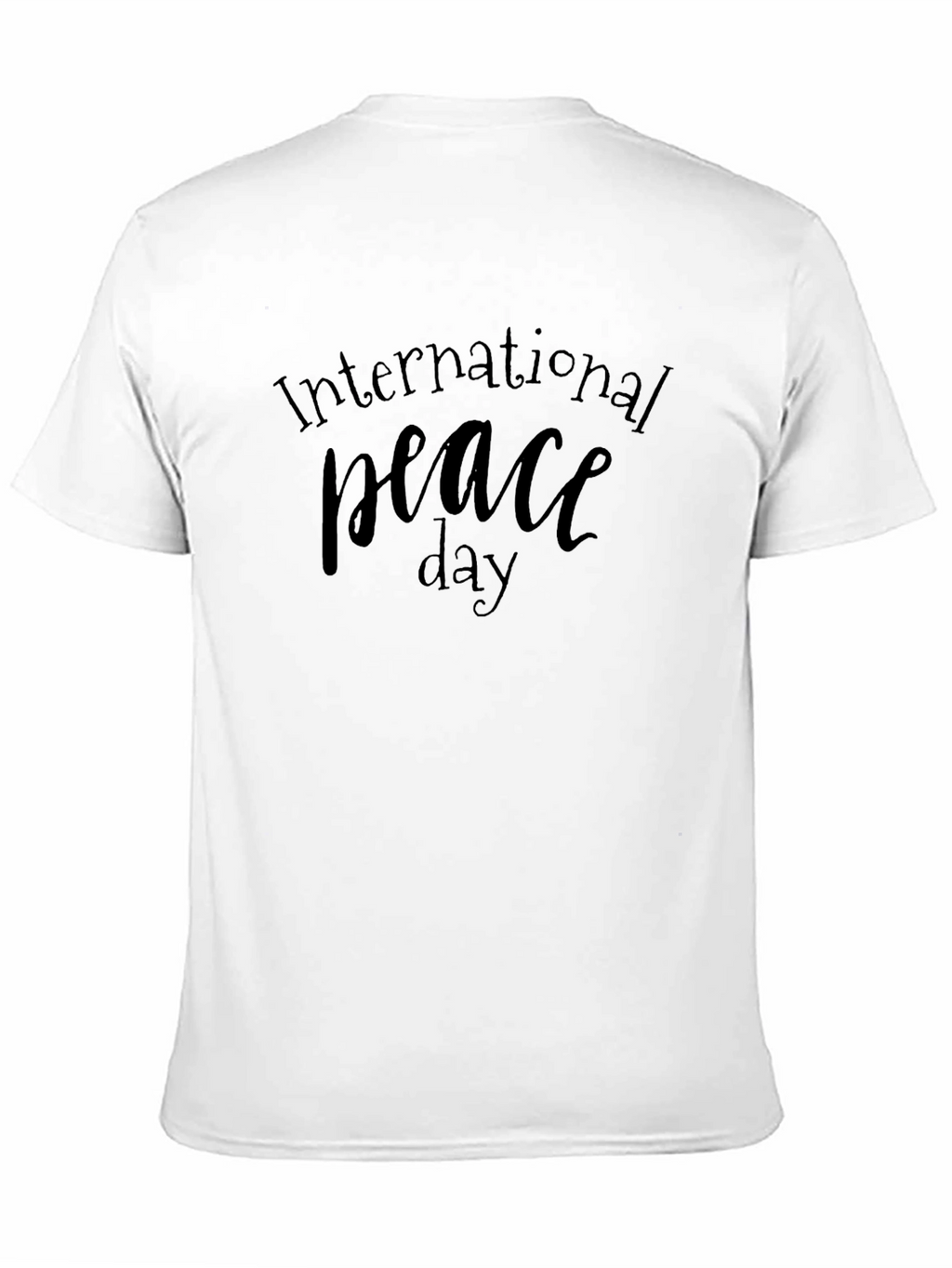 International Peace Day Black T-Shirt
