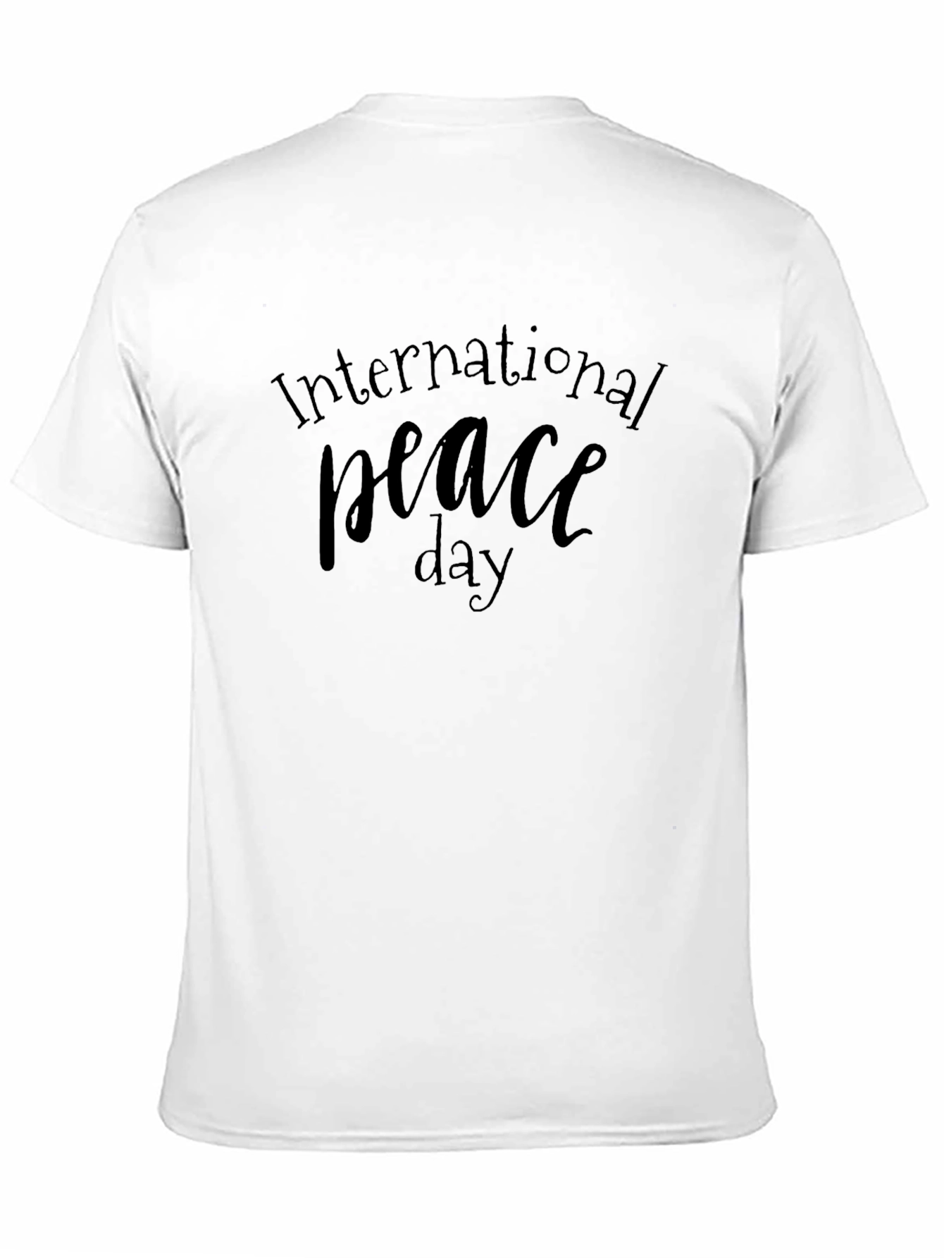 International Peace Day Black T-Shirt