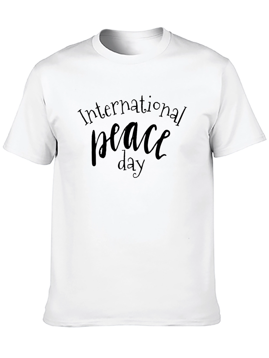 International Peace Day Black T-Shirt