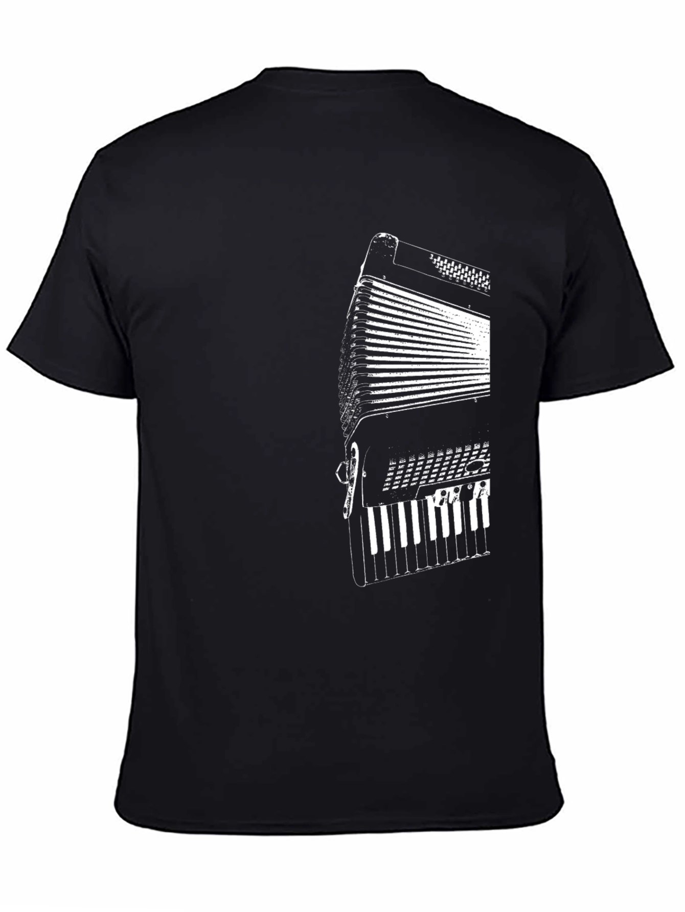 Accordion T-Shirt - Black Music Tee
