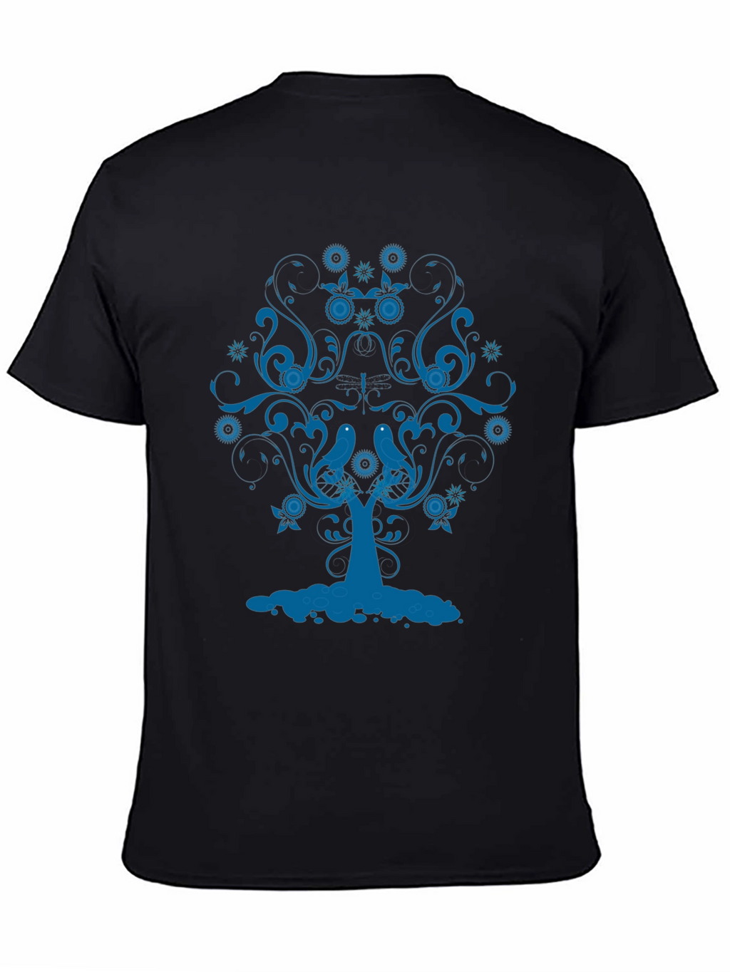 Blue Tree Graphic Tee - Stylish Comfort
