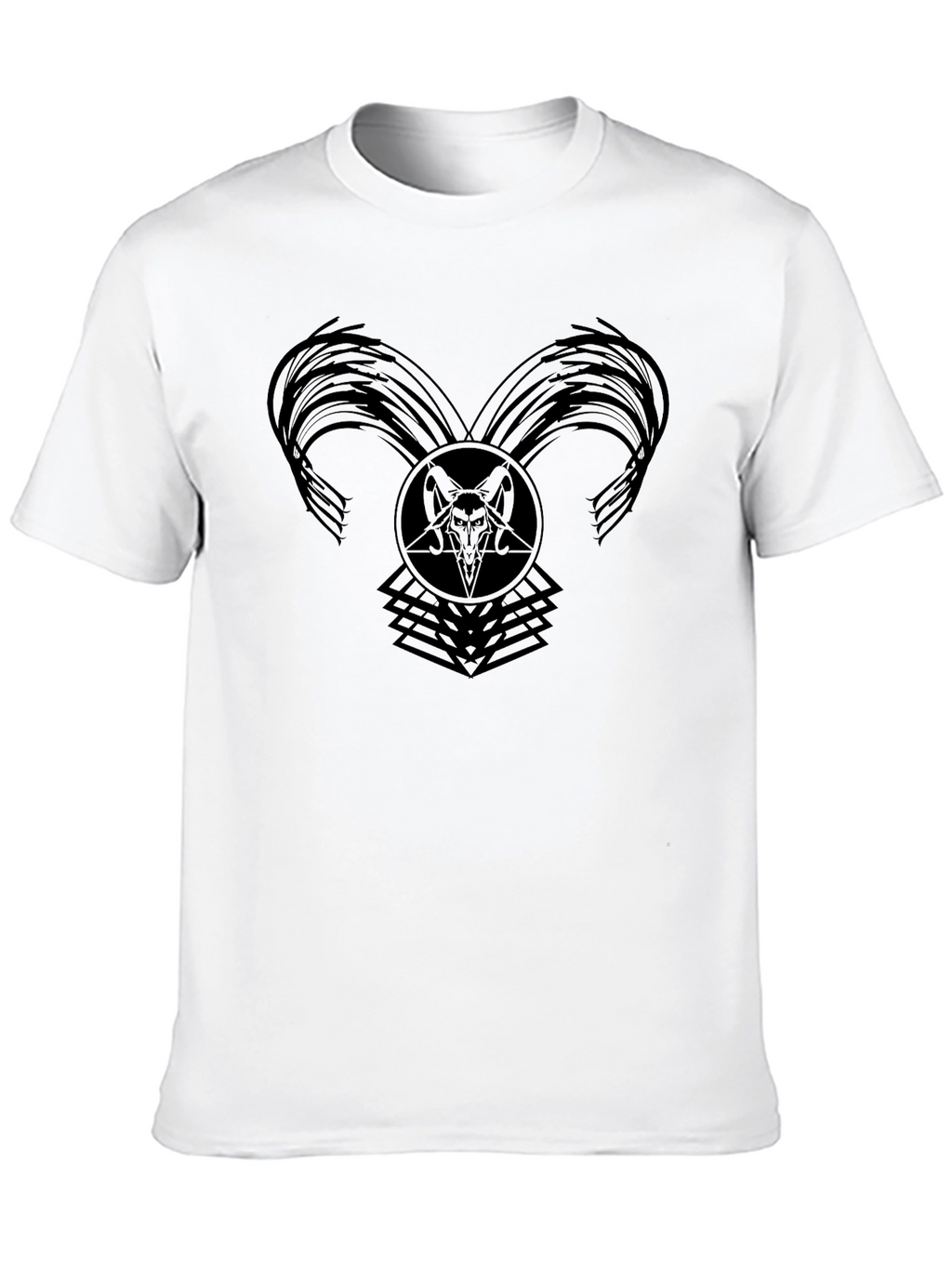 Baphomet Graphic Black T-Shirt