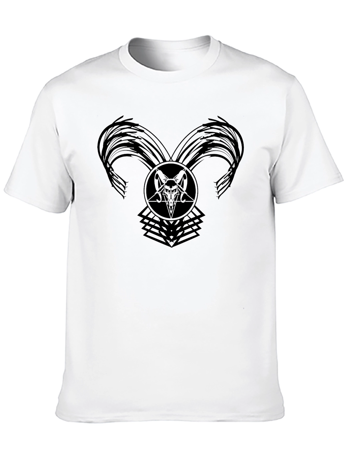 Baphomet Graphic Black T-Shirt