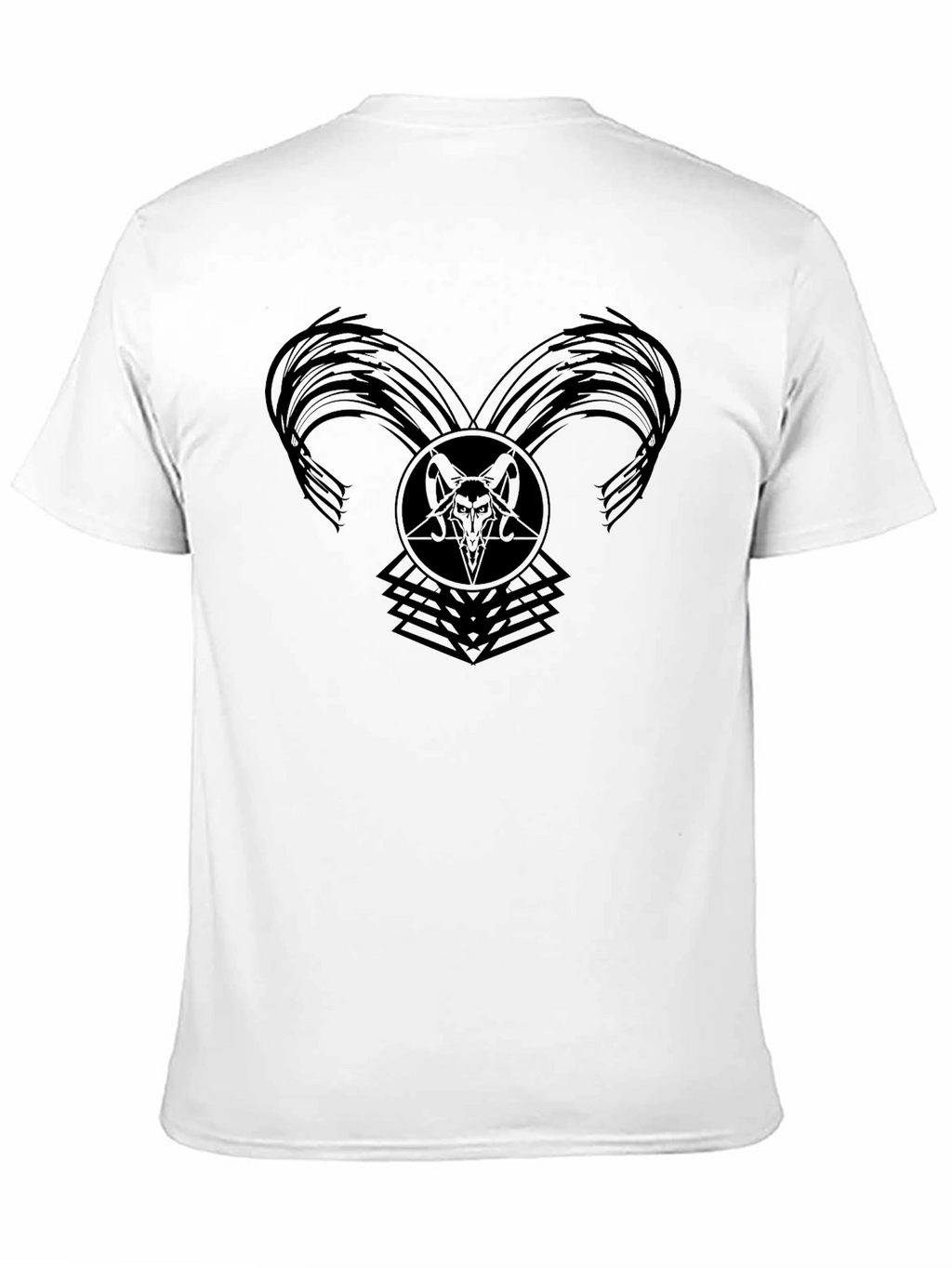 Baphomet Graphic Black T-Shirt