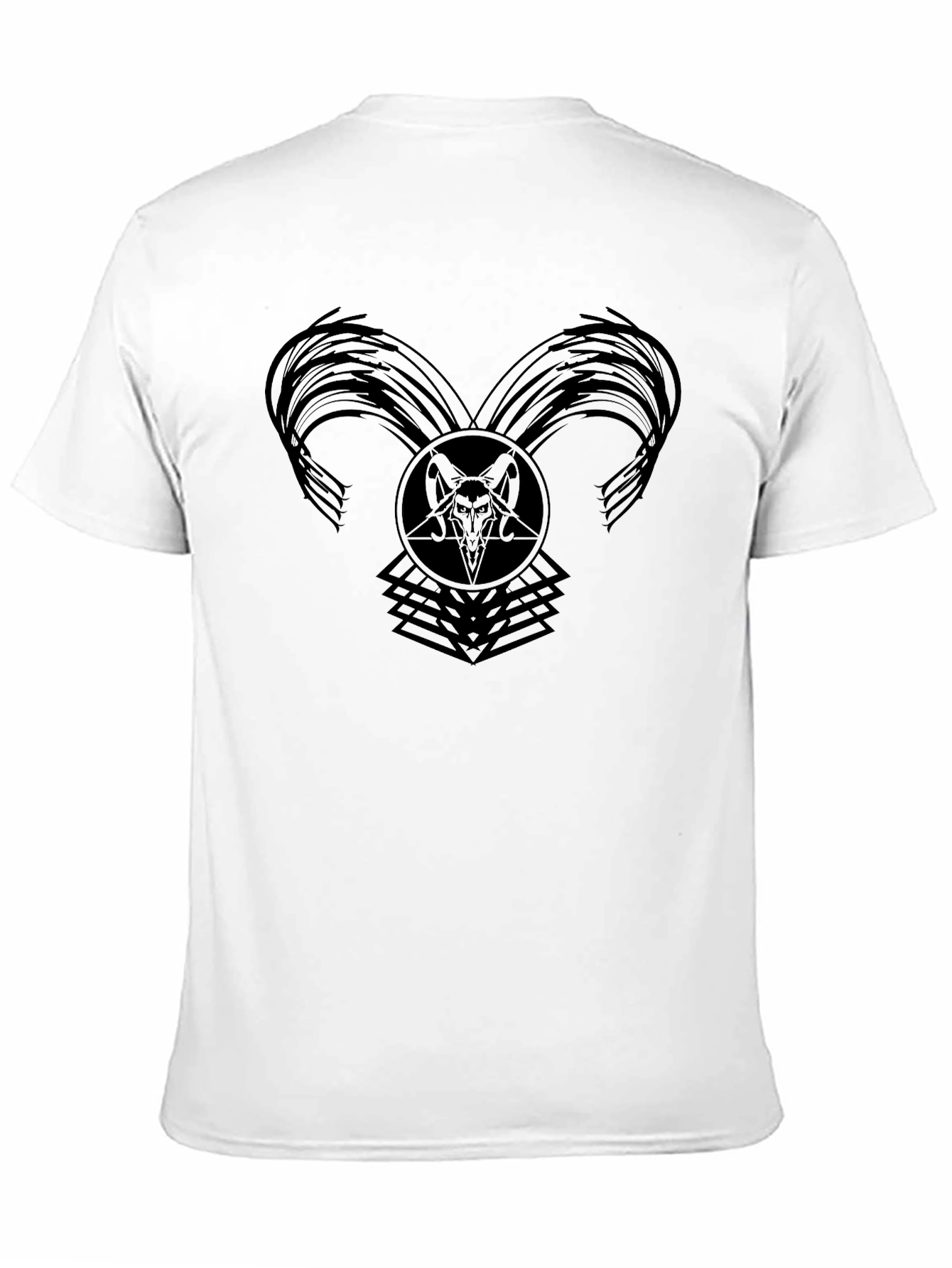 Baphomet Graphic Black T-Shirt