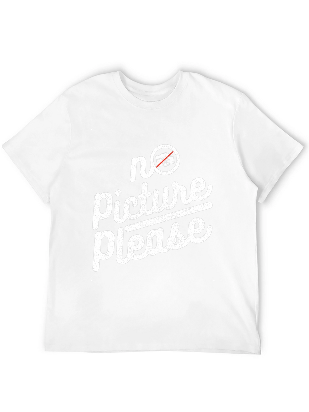 No Picture Please Graphic Tee - Trendy Anti-Paparazzi Shirt
