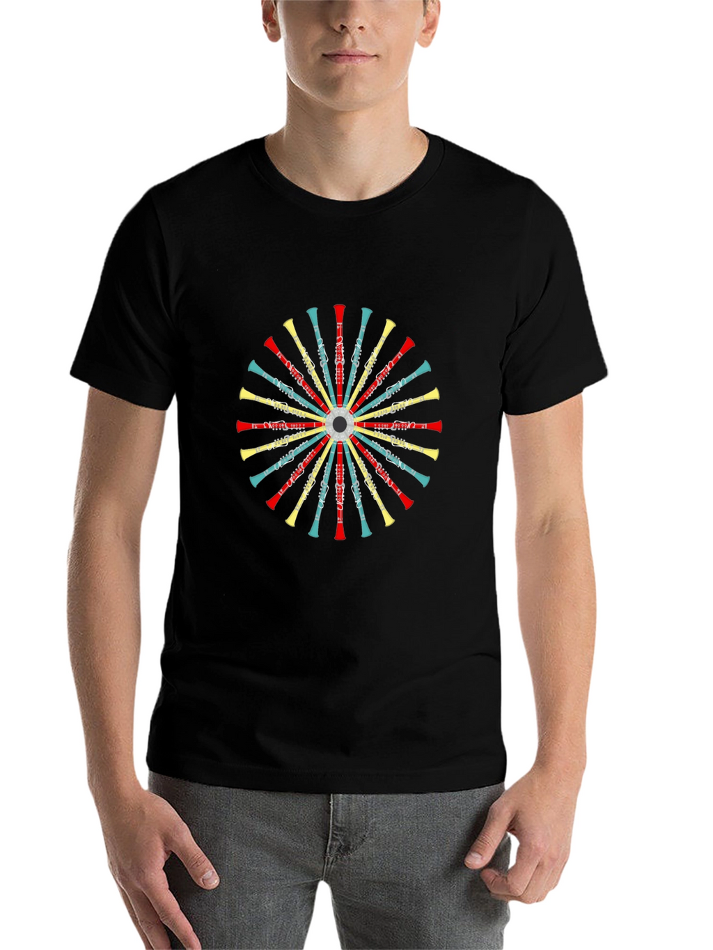Clarinet Circle Graphic Tee - Band Shirt