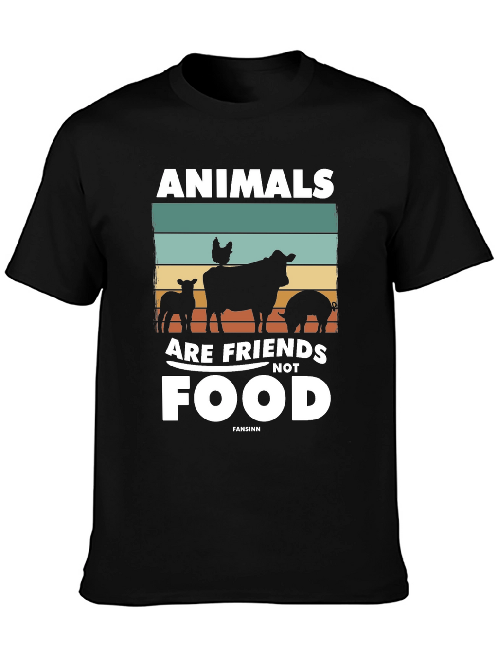 Animals are Friends Not Food T-Shirt