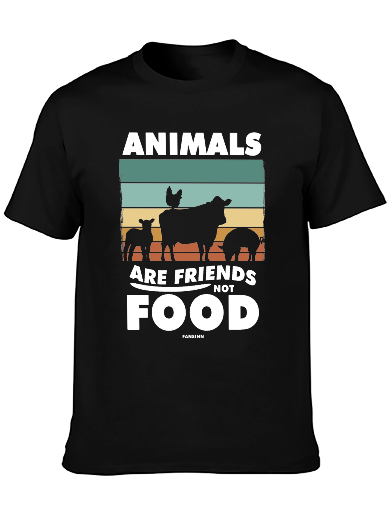 Animals are Friends Not Food T-Shirt