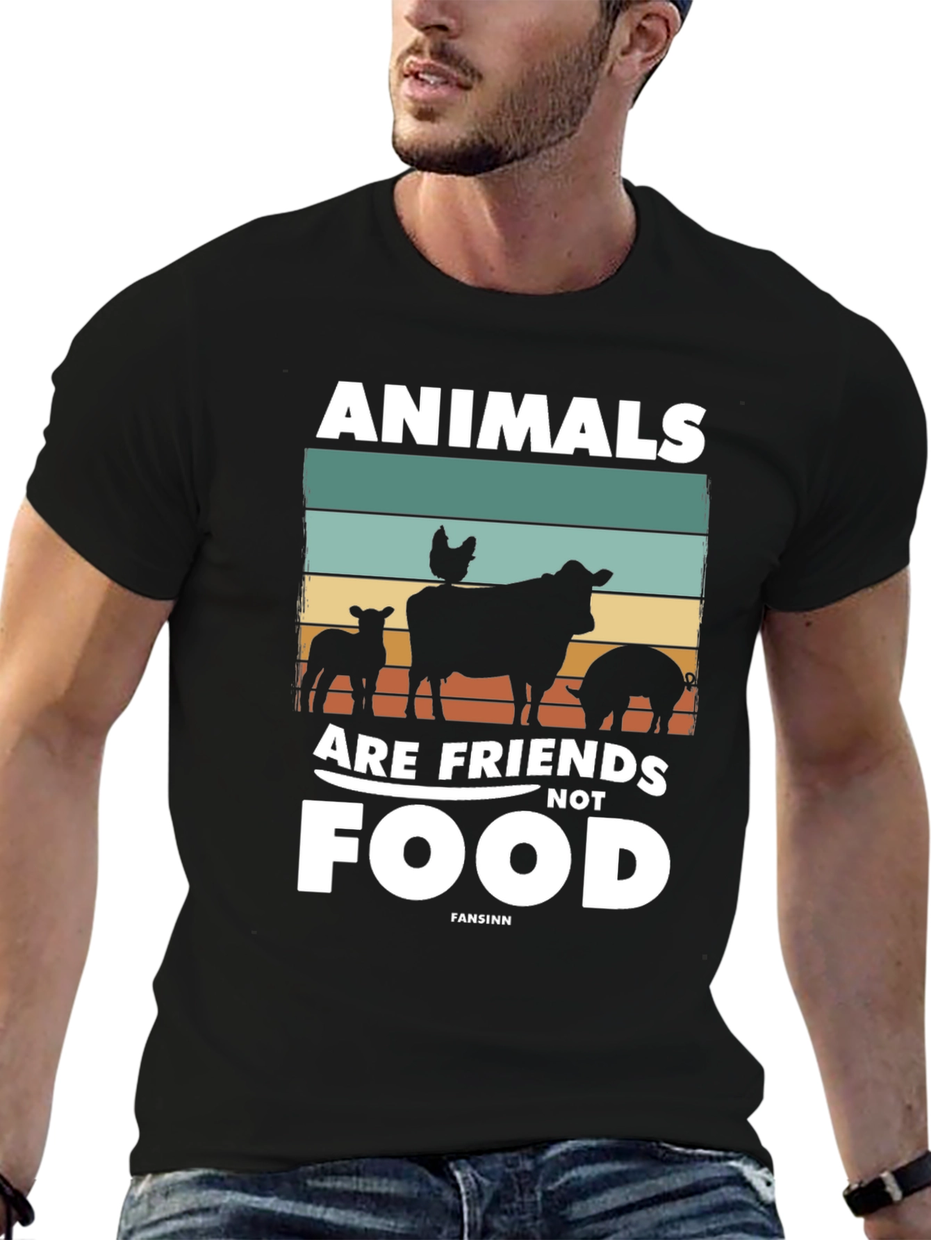 Animals are Friends Not Food T-Shirt