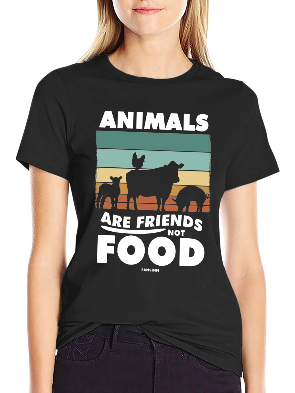 Animals are Friends Not Food T-Shirt