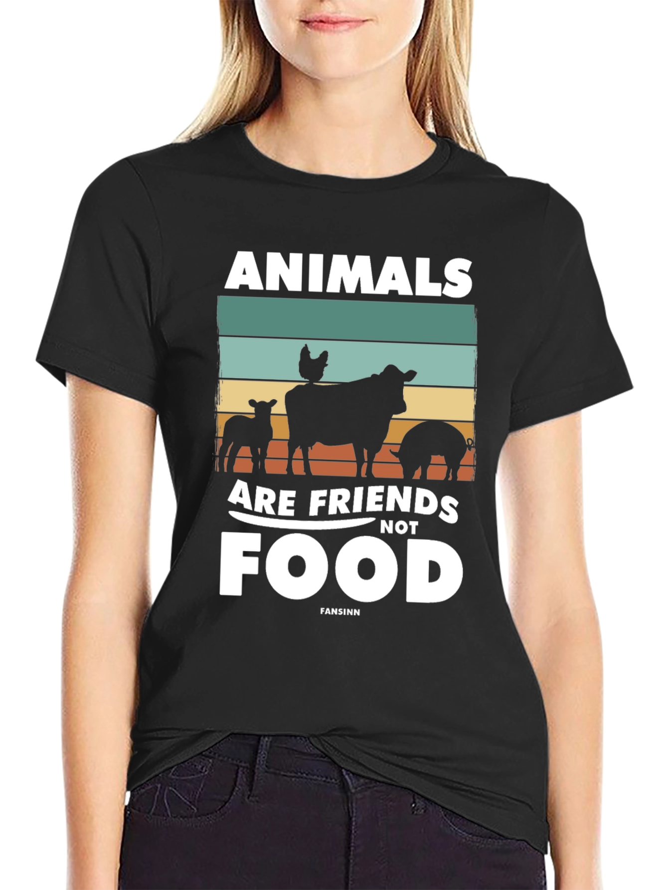 Animals are Friends Not Food T-Shirt