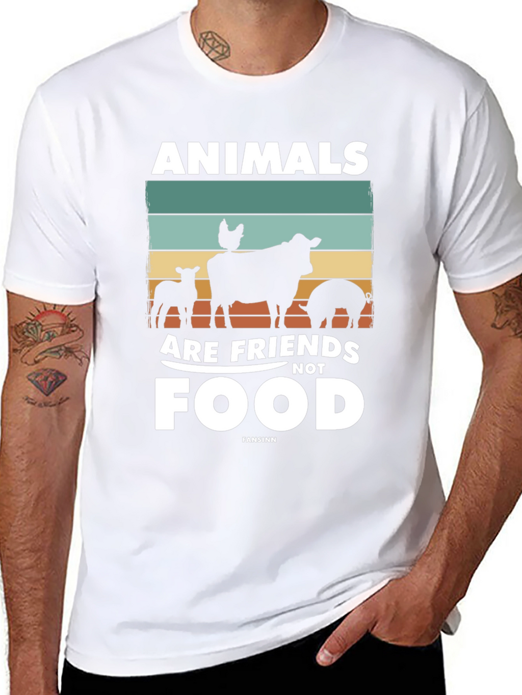 Animals are Friends Not Food T-Shirt