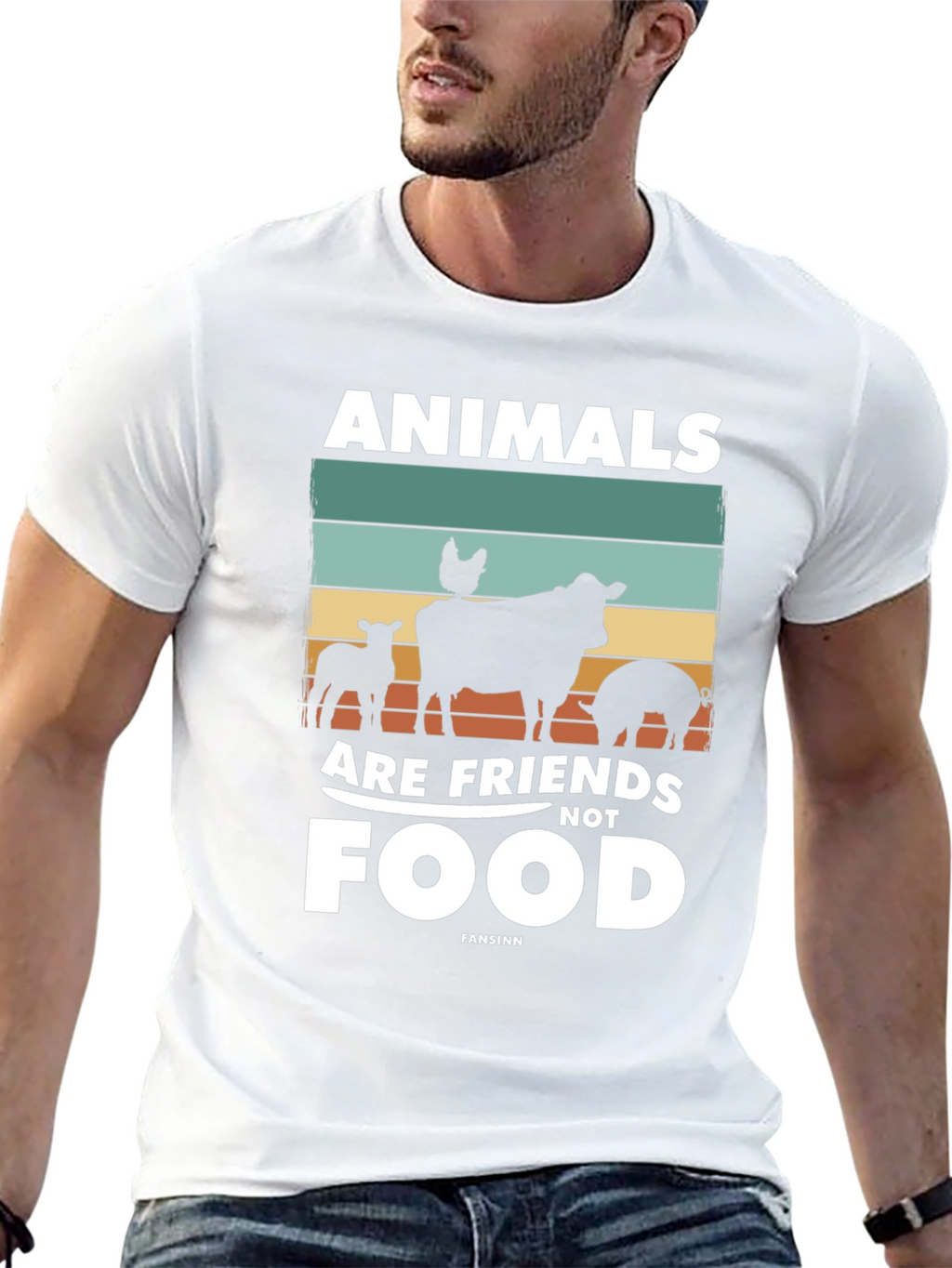 Animals are Friends Not Food T-Shirt
