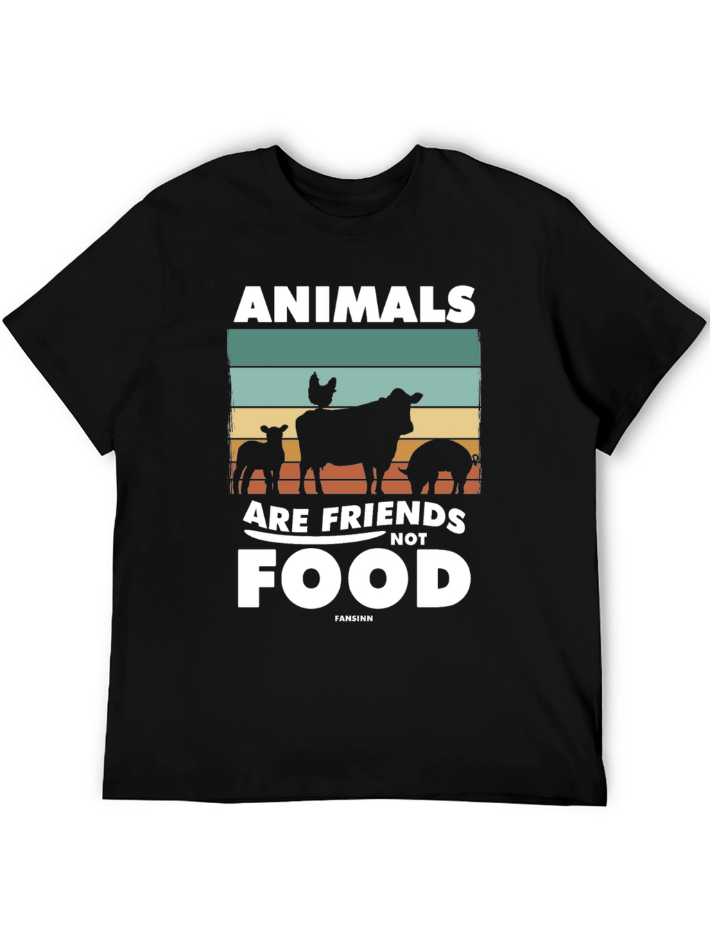 Animals are Friends Not Food T-Shirt