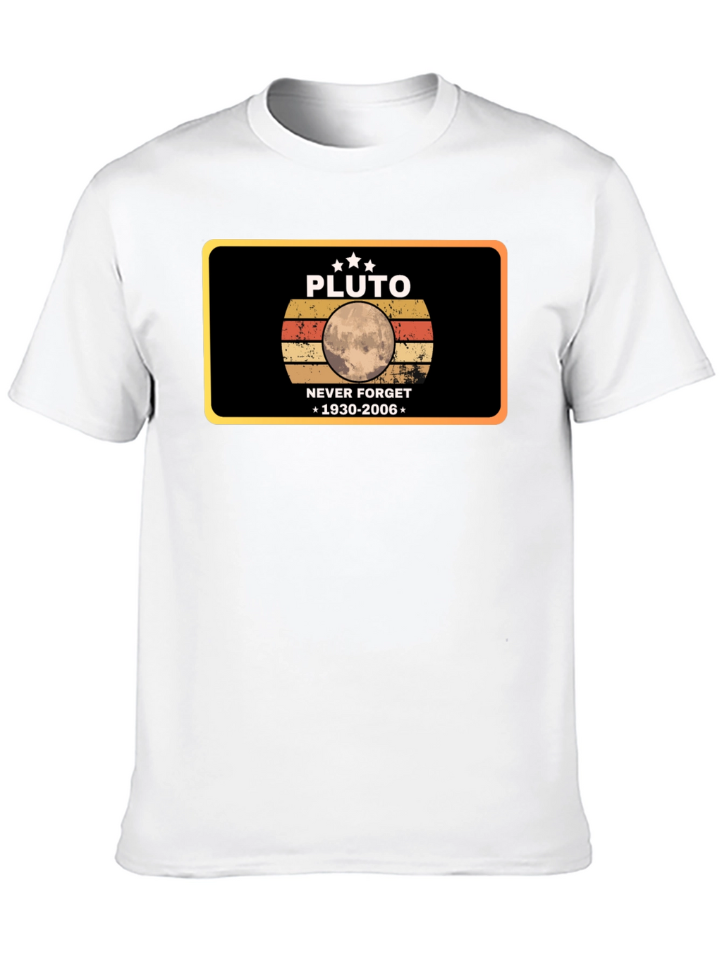 Pluto Never Forget T-Shirt - Retro Design