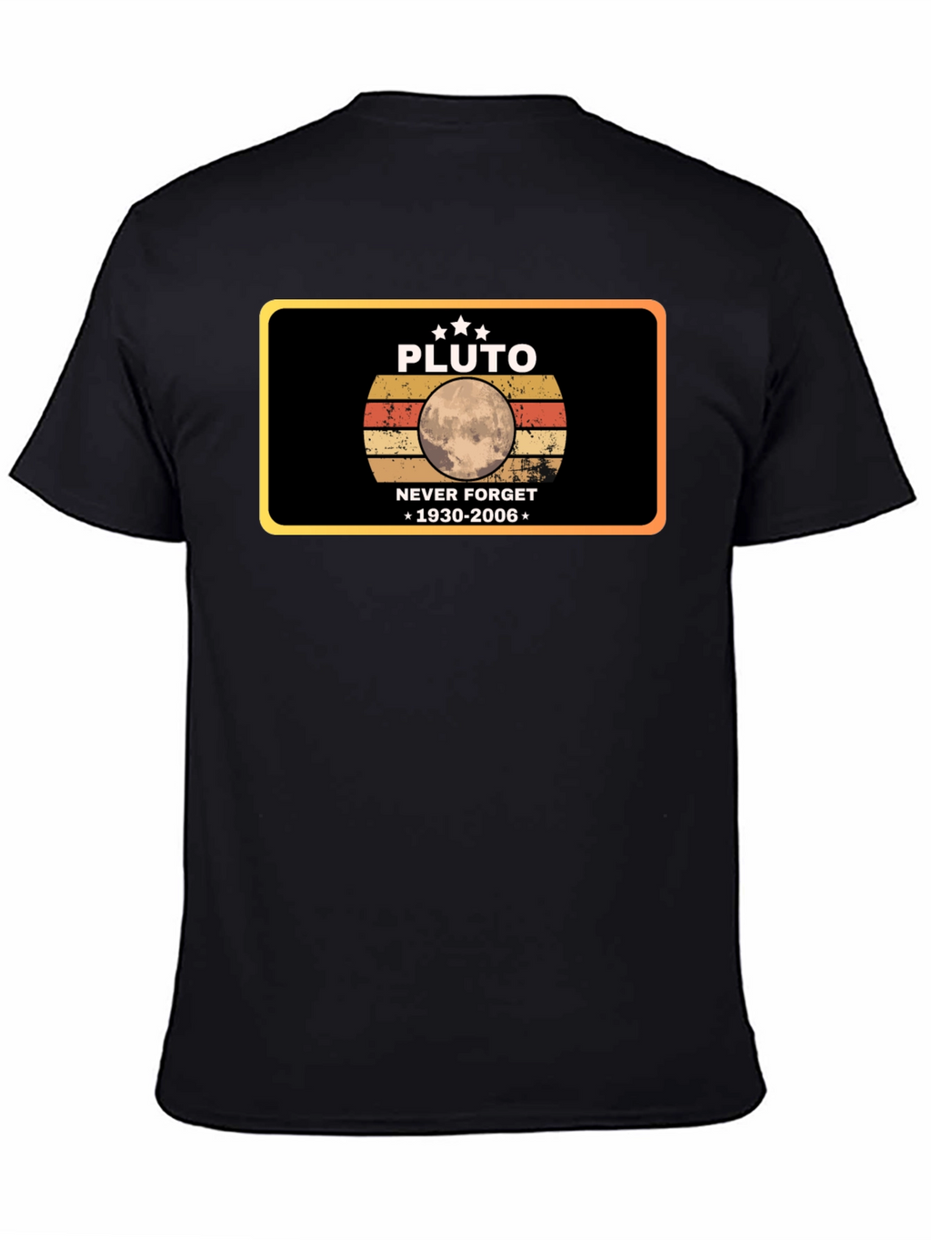 Pluto Never Forget T-Shirt - Retro Design