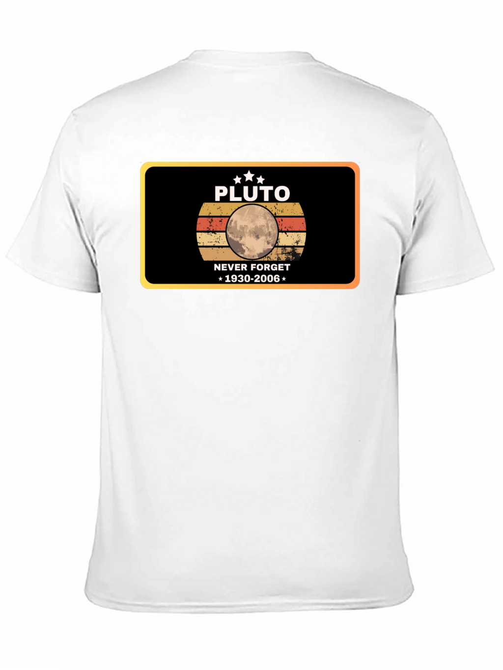 Pluto Never Forget T-Shirt - Retro Design