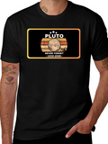 Pluto Never Forget T-Shirt - Retro Design