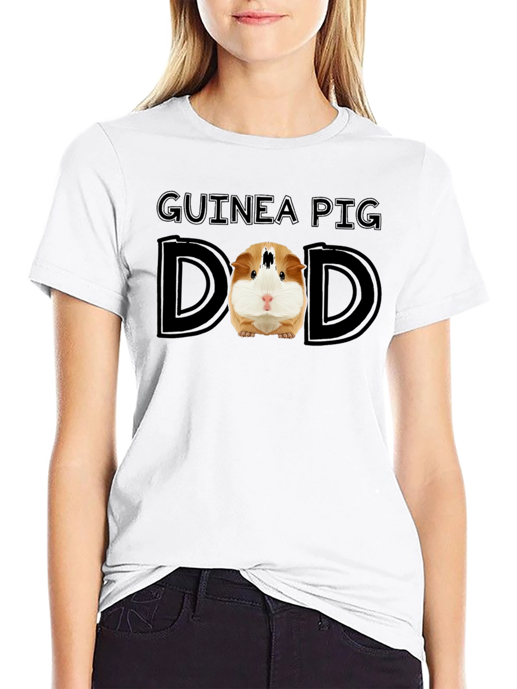 Guinea Pig Dad Graphic T-Shirt