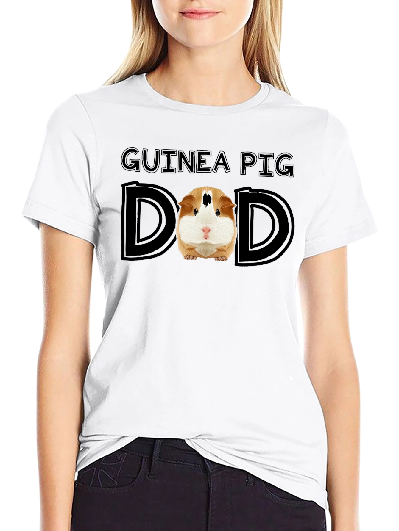 Guinea Pig Dad Graphic T-Shirt