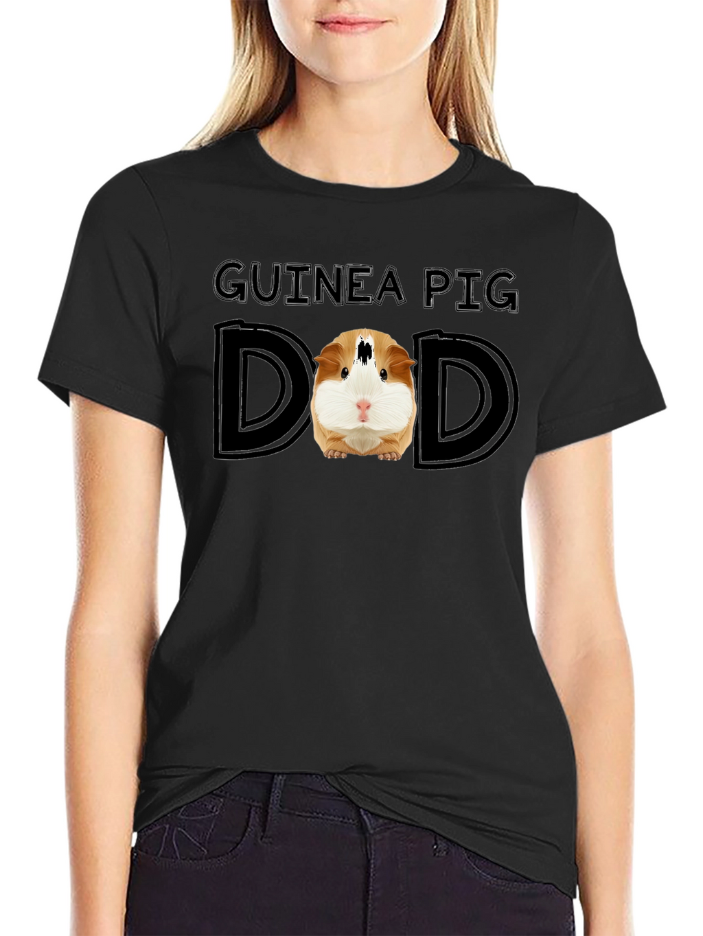Guinea Pig Dad Graphic T-Shirt