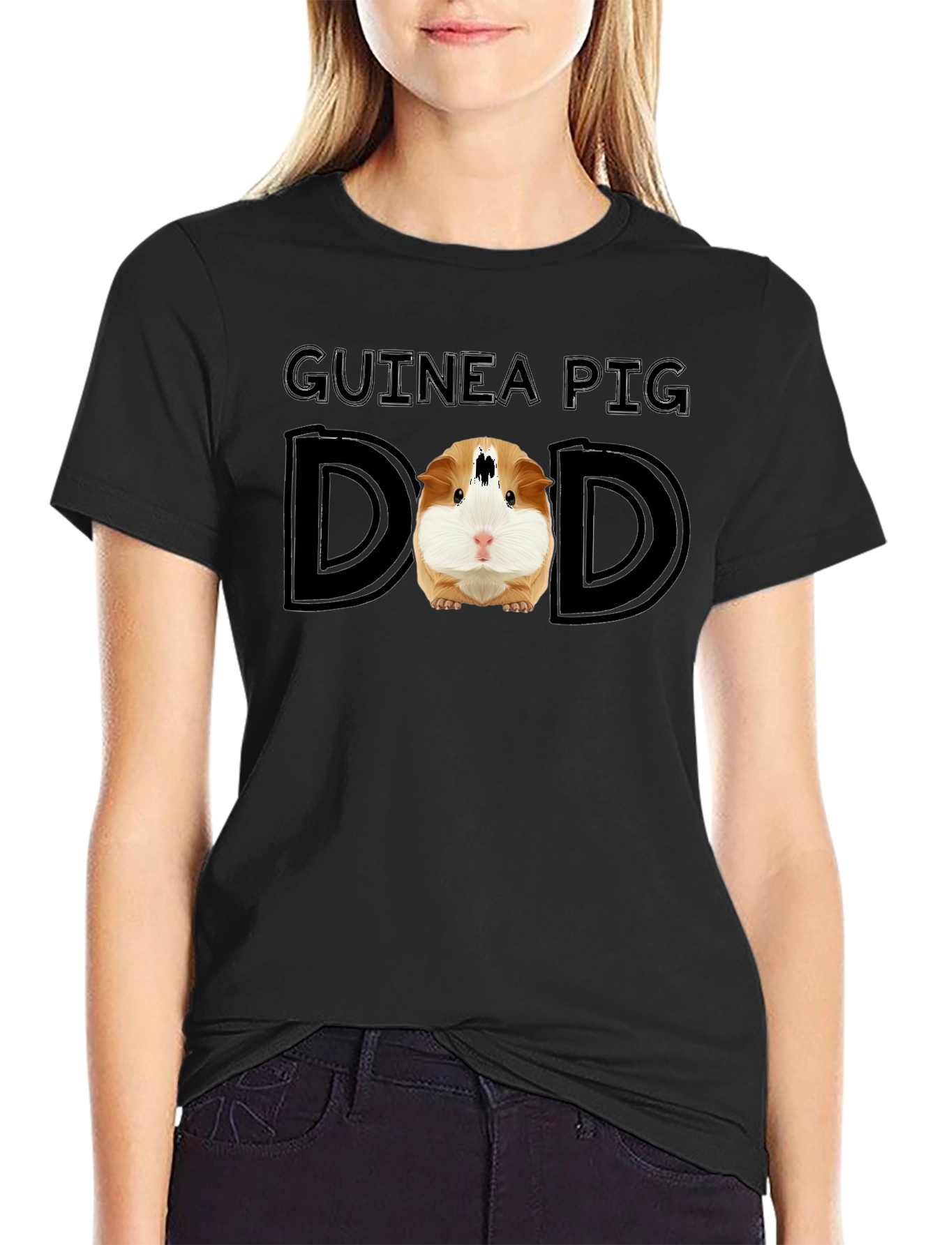 Guinea Pig Dad Graphic T-Shirt