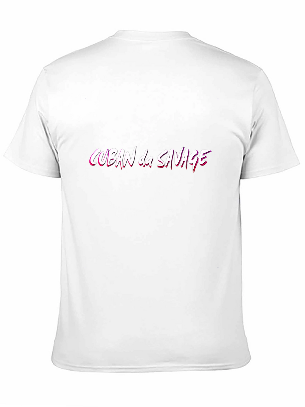 Cuban da Savage Graphic Tee - Stylish Black T-Shirt