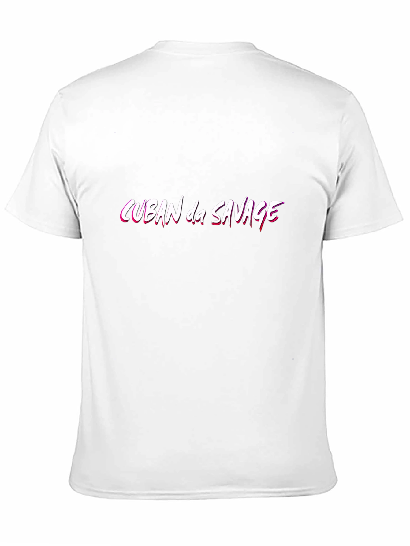 Cuban da Savage Graphic Tee - Stylish Black T-Shirt