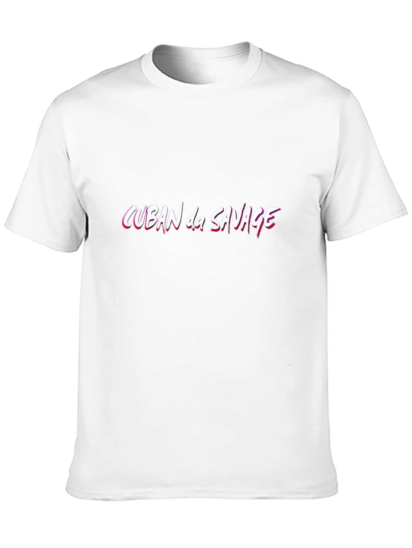 Cuban da Savage Graphic Tee - Stylish Black T-Shirt