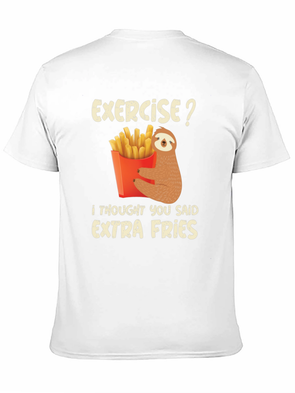 Sloth Extra Fries Graphic Tee