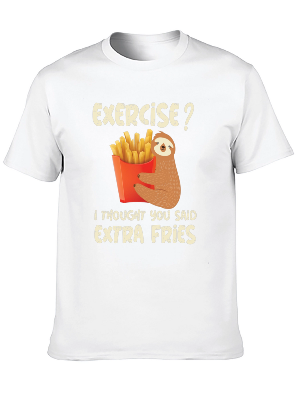 Sloth Extra Fries Graphic Tee