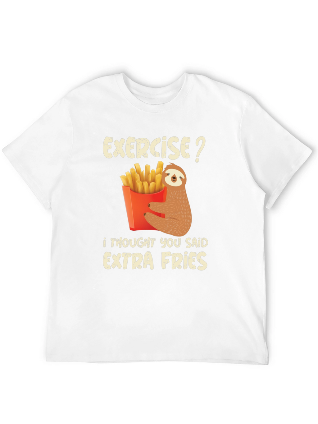 Sloth Extra Fries Graphic Tee