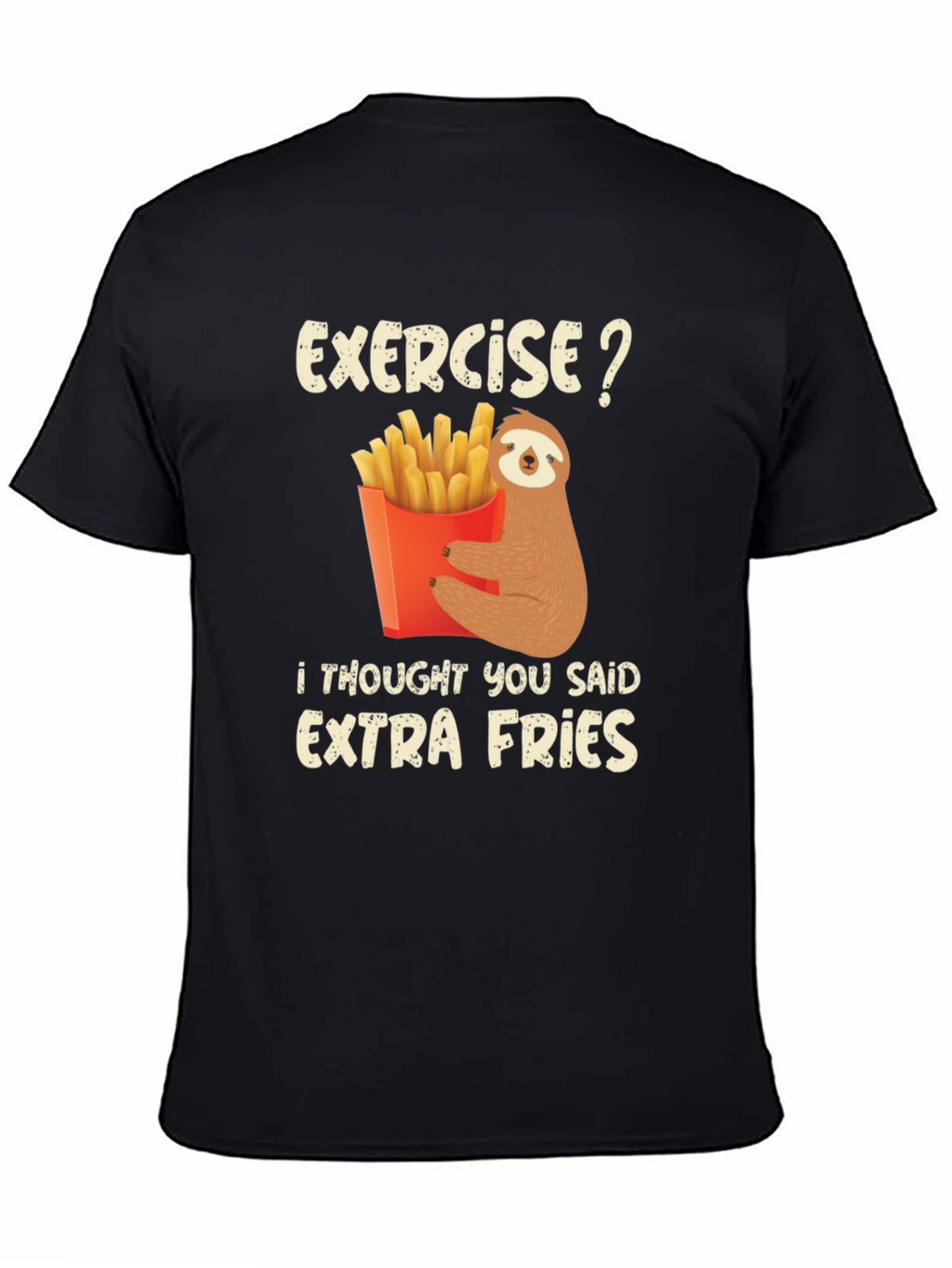 Sloth Extra Fries Graphic Tee