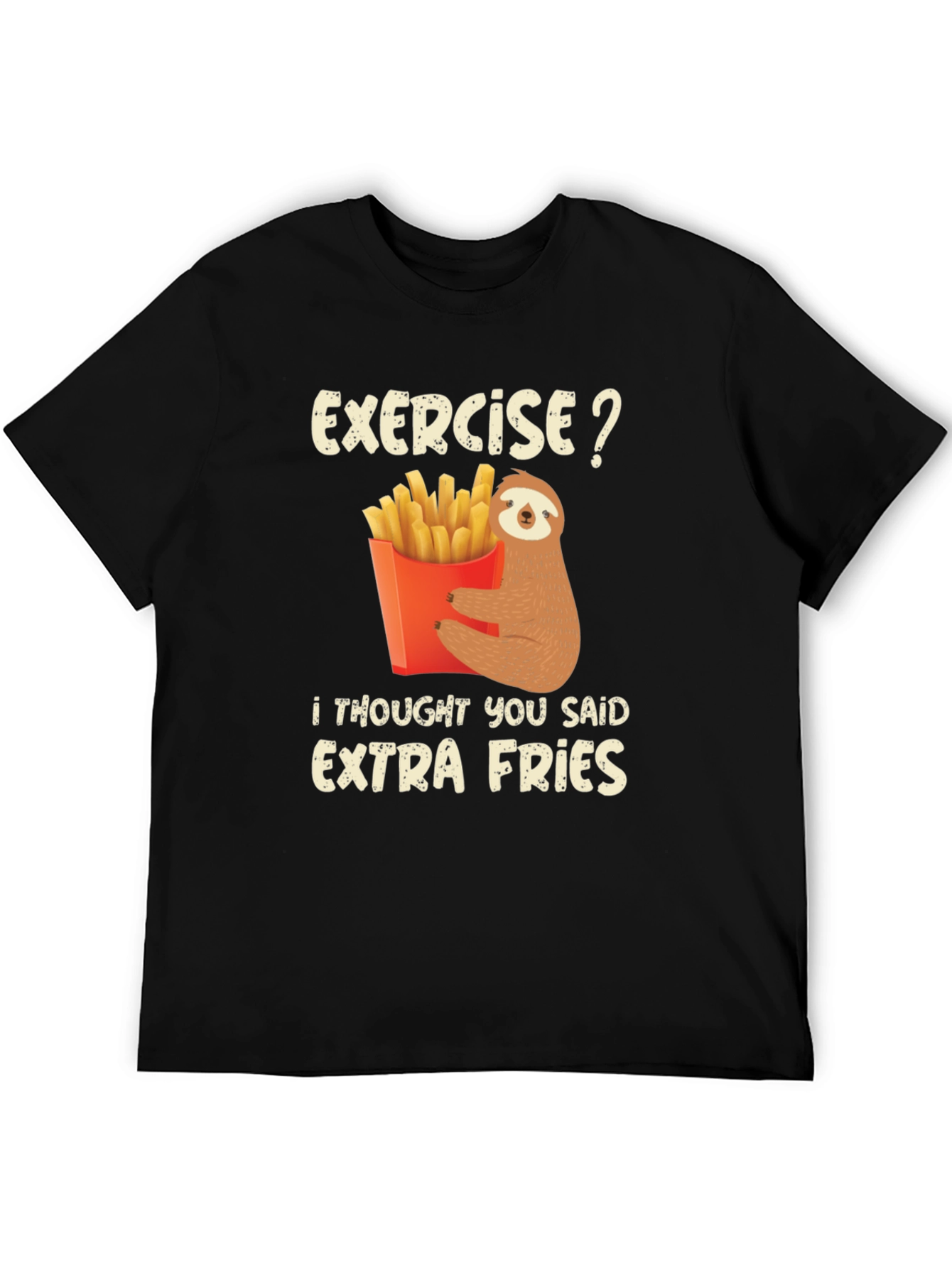 Sloth Extra Fries Graphic Tee