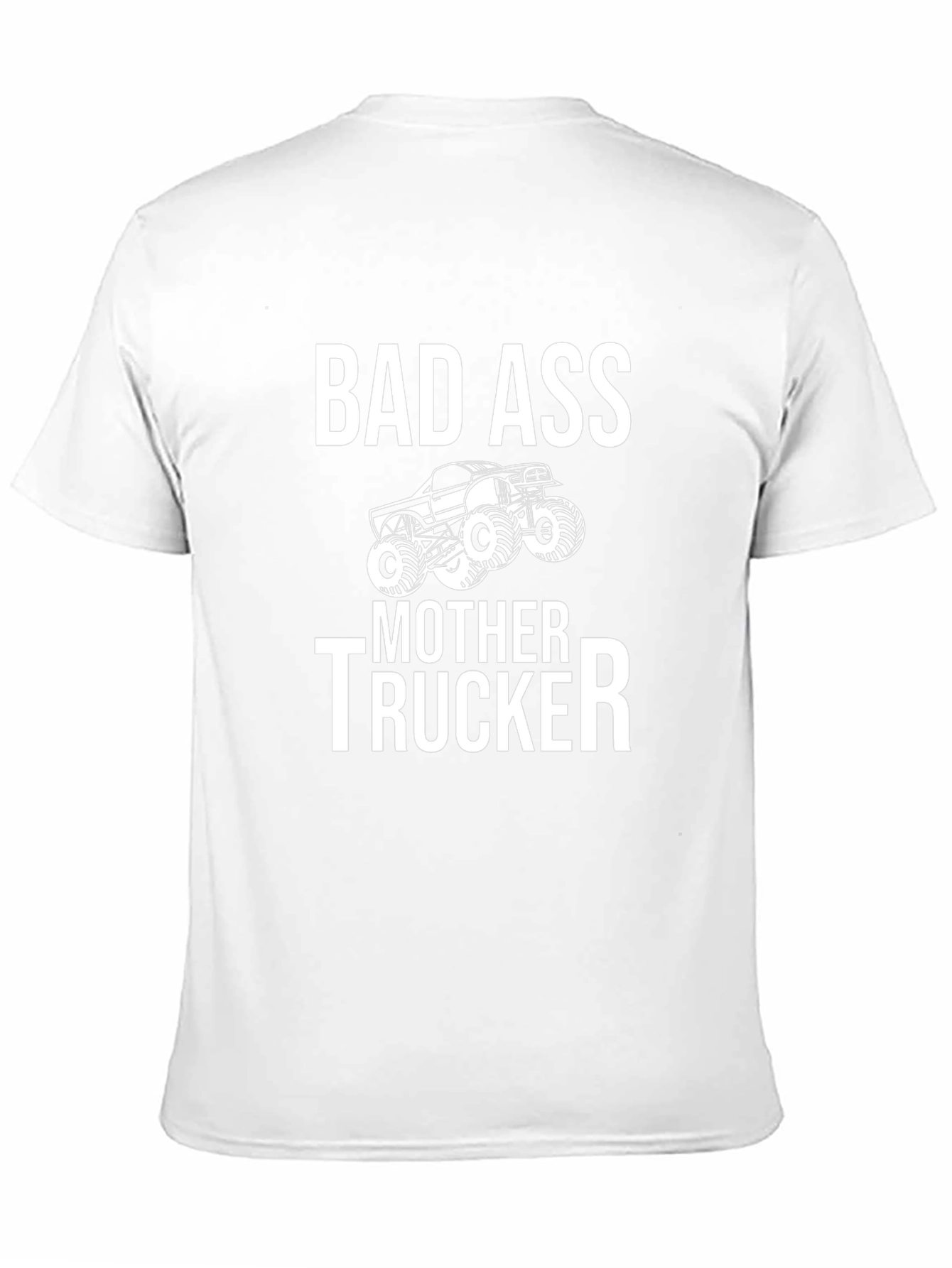 Bad Ass Mother Trucker Graphic T-Shirt