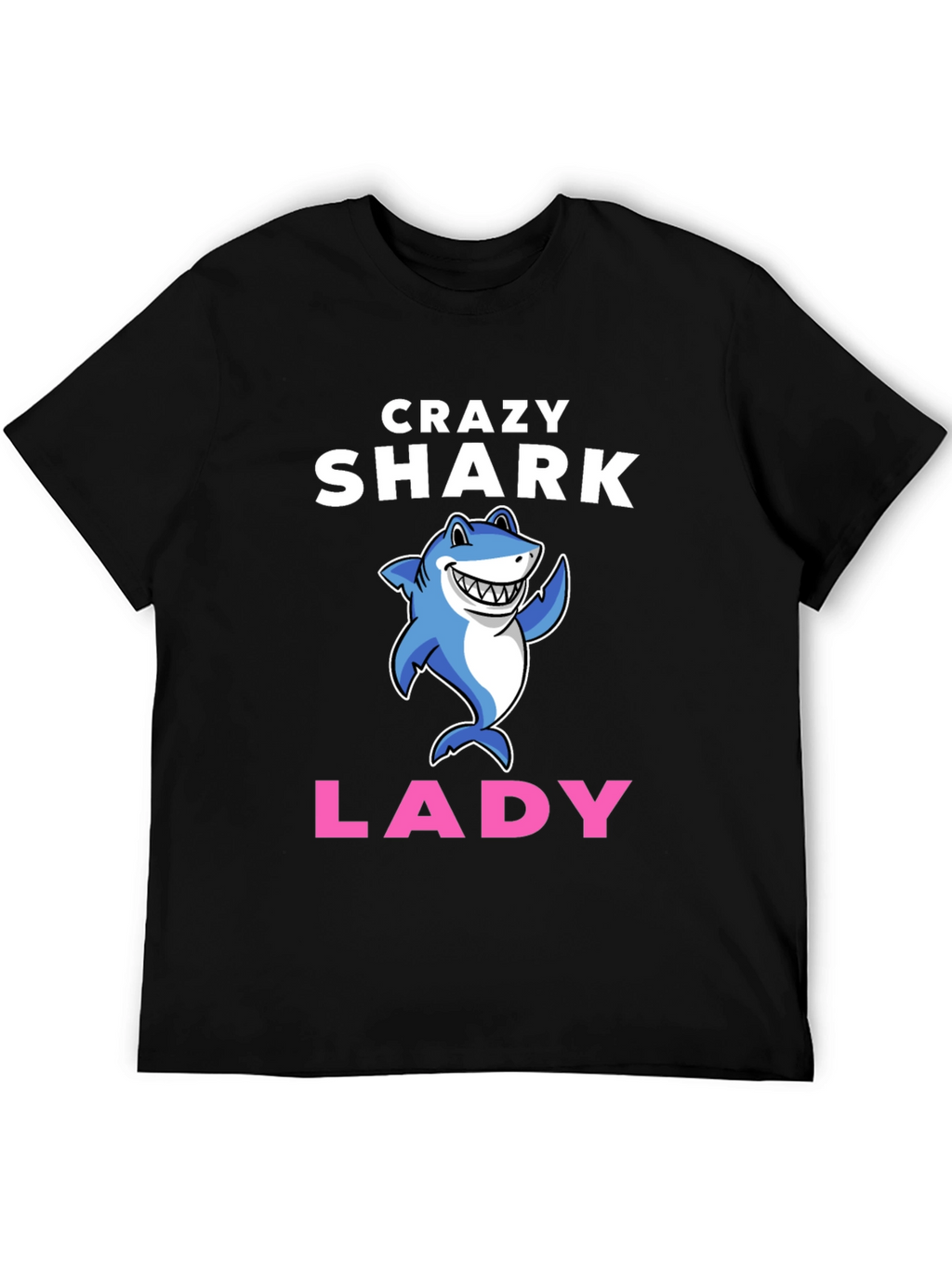 Crazy Shark Lady T-Shirt