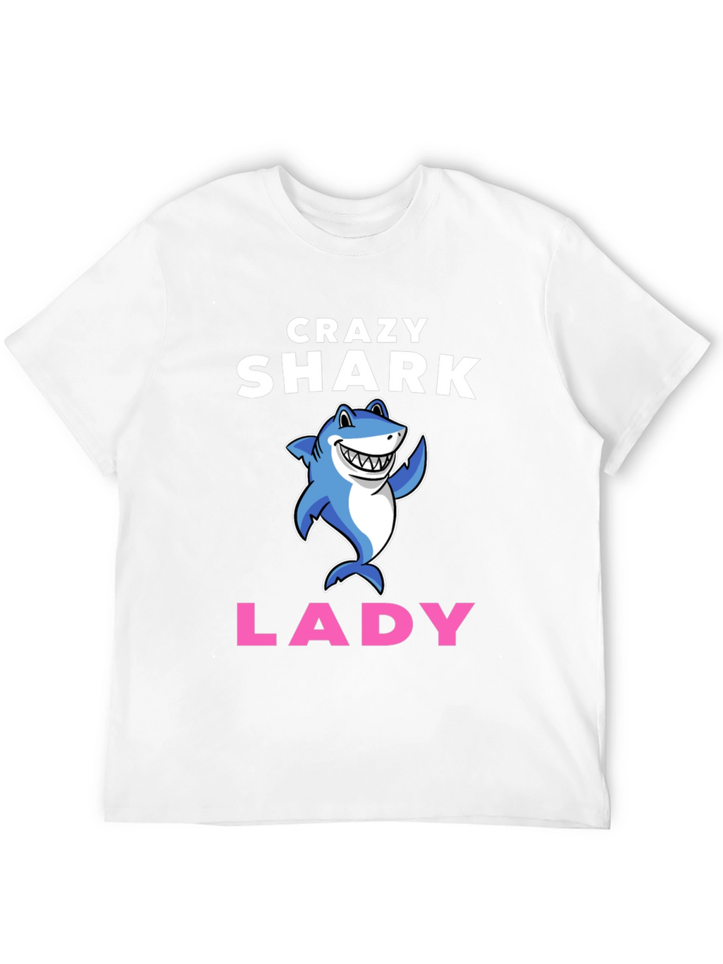 Crazy Shark Lady T-Shirt