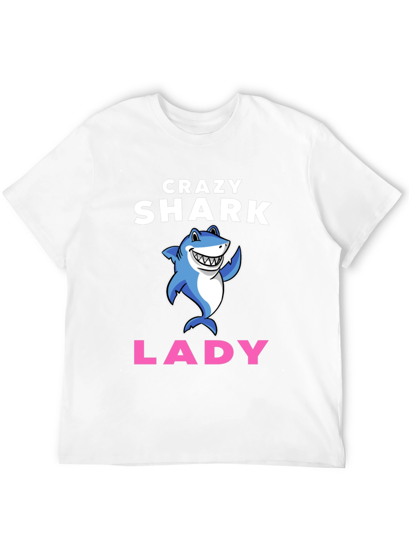 Crazy Shark Lady T-Shirt