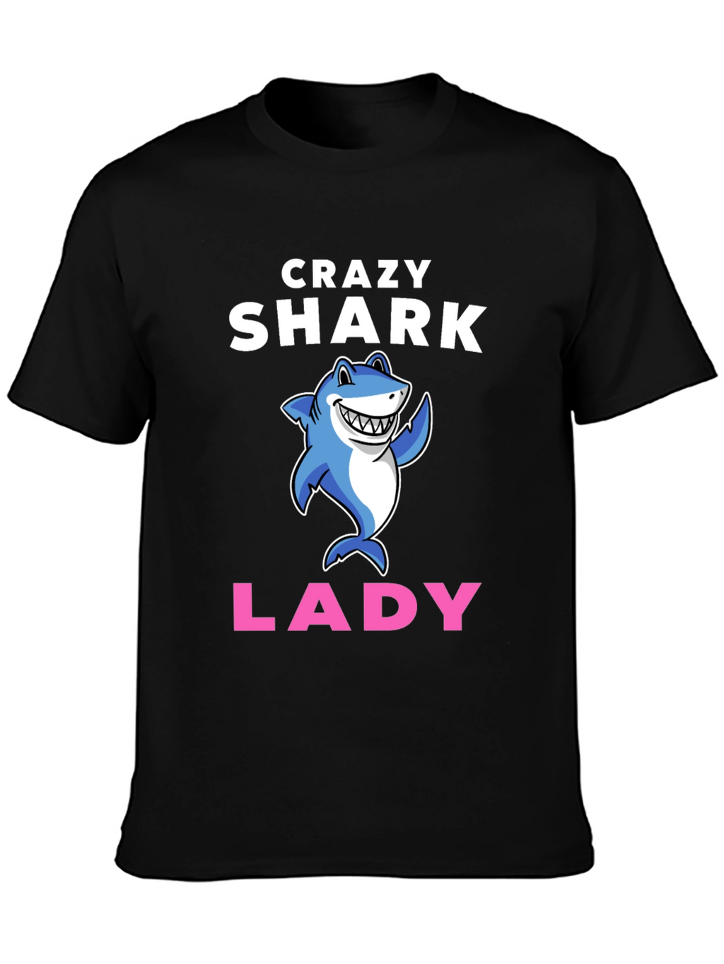Crazy Shark Lady T-Shirt
