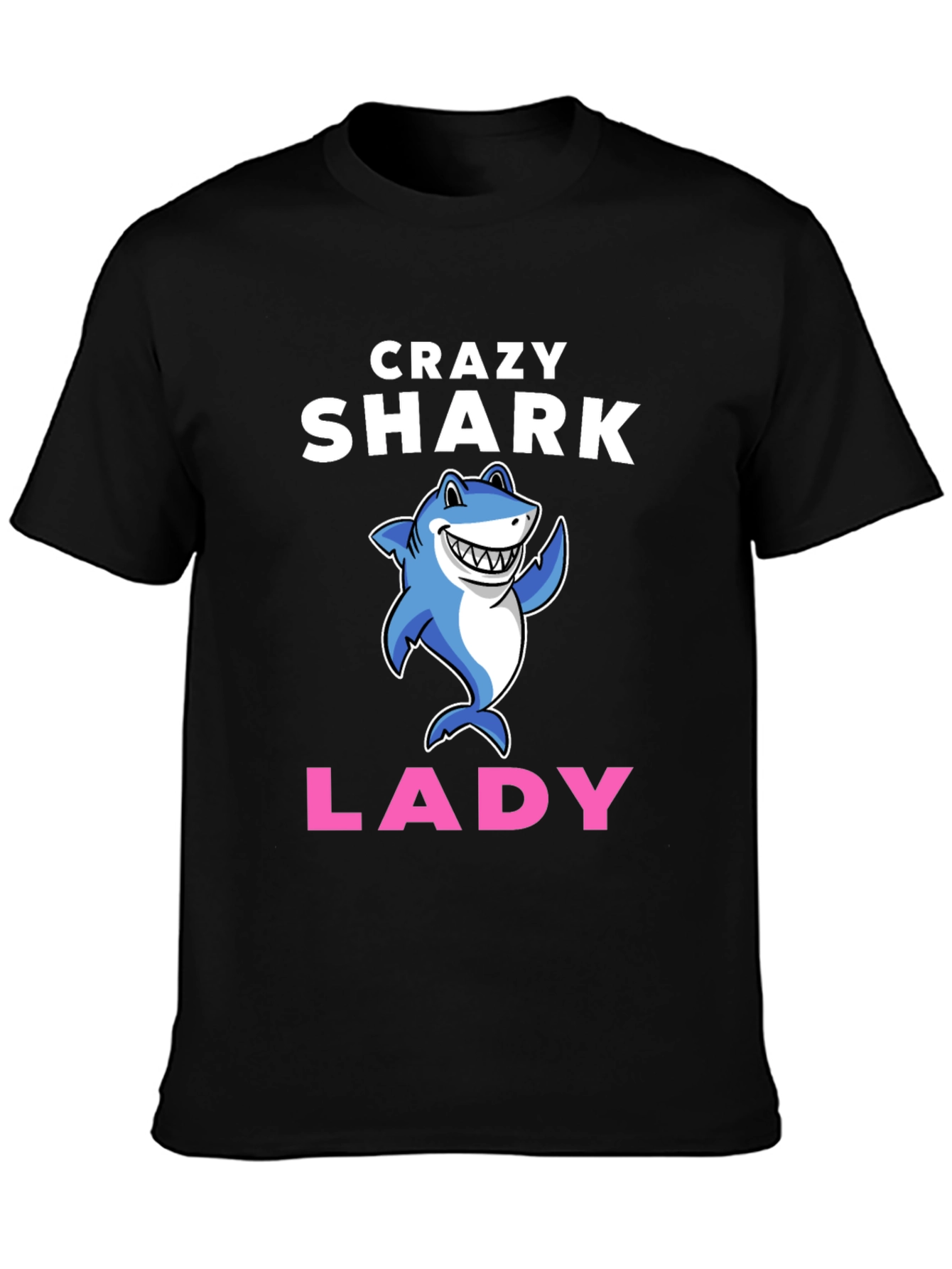 Crazy Shark Lady T-Shirt