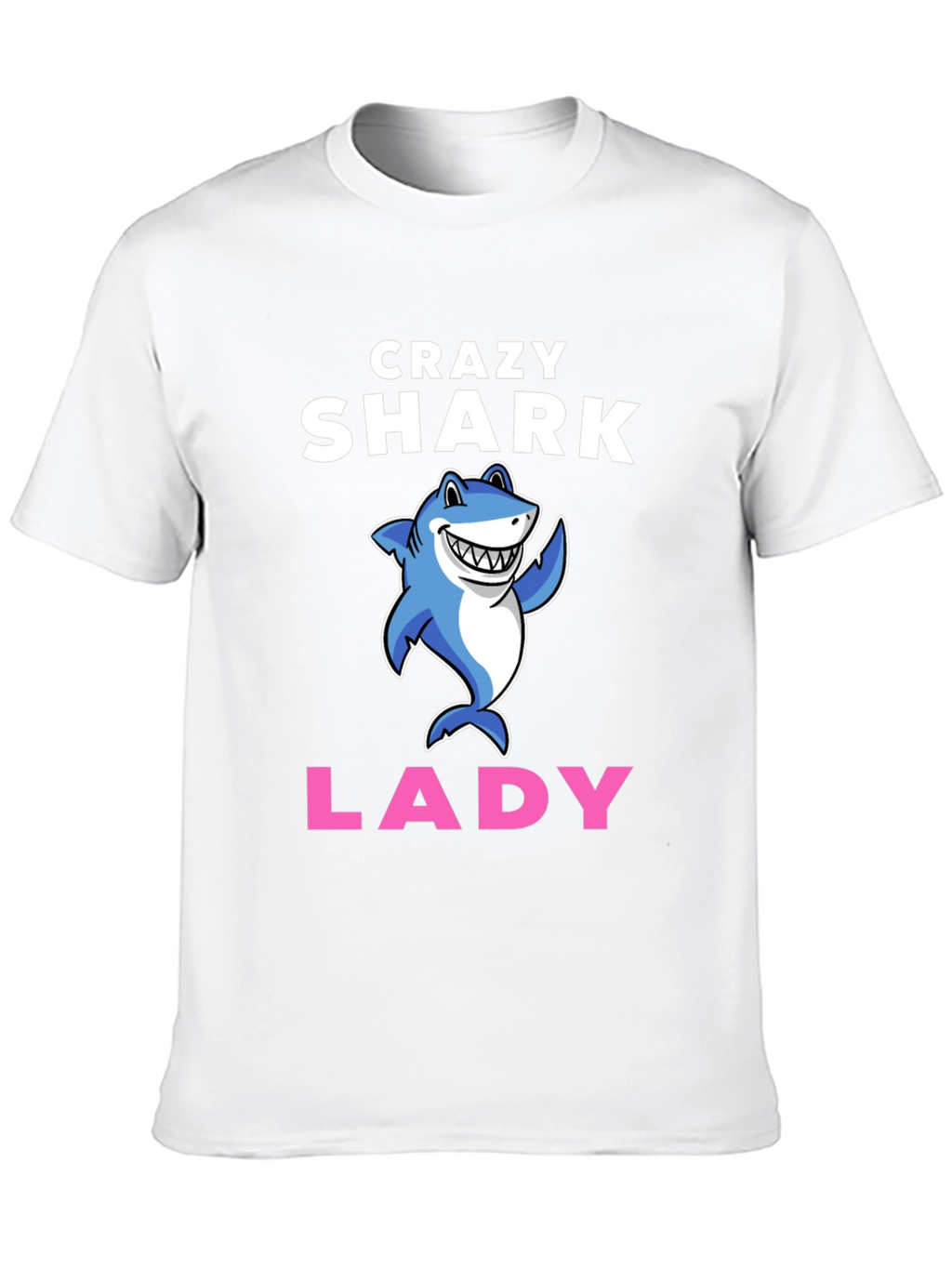 Crazy Shark Lady T-Shirt