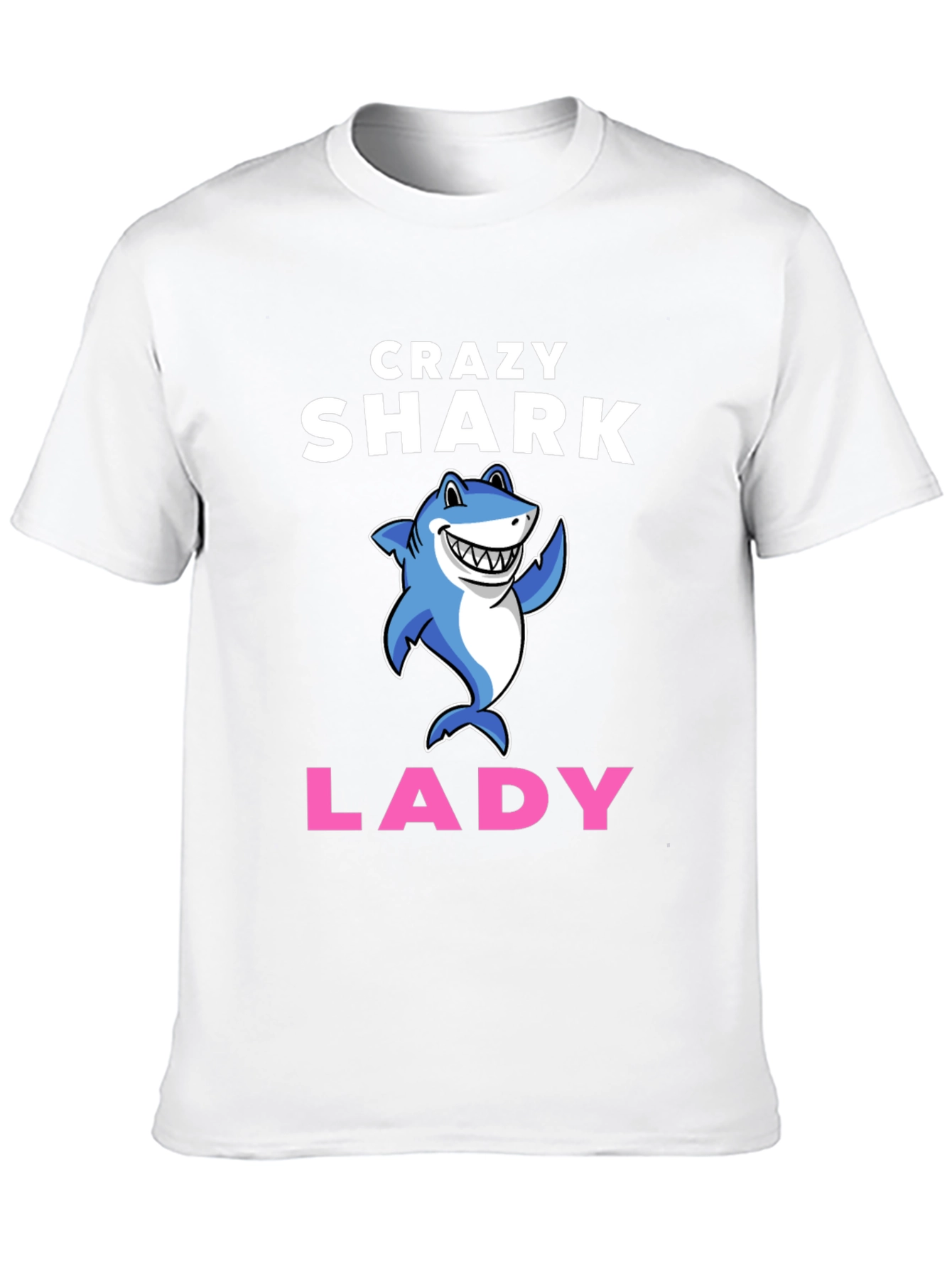 Crazy Shark Lady T-Shirt