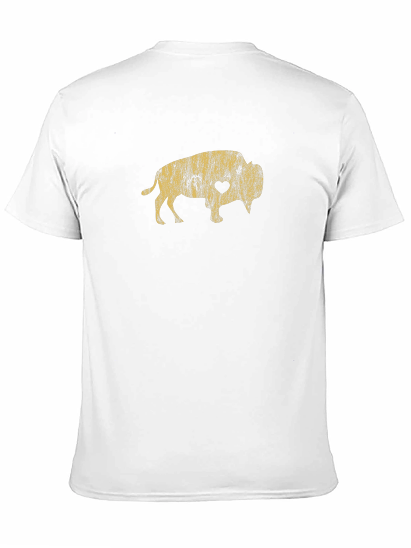 Buffalo Heart Graphic Black T-Shirt
