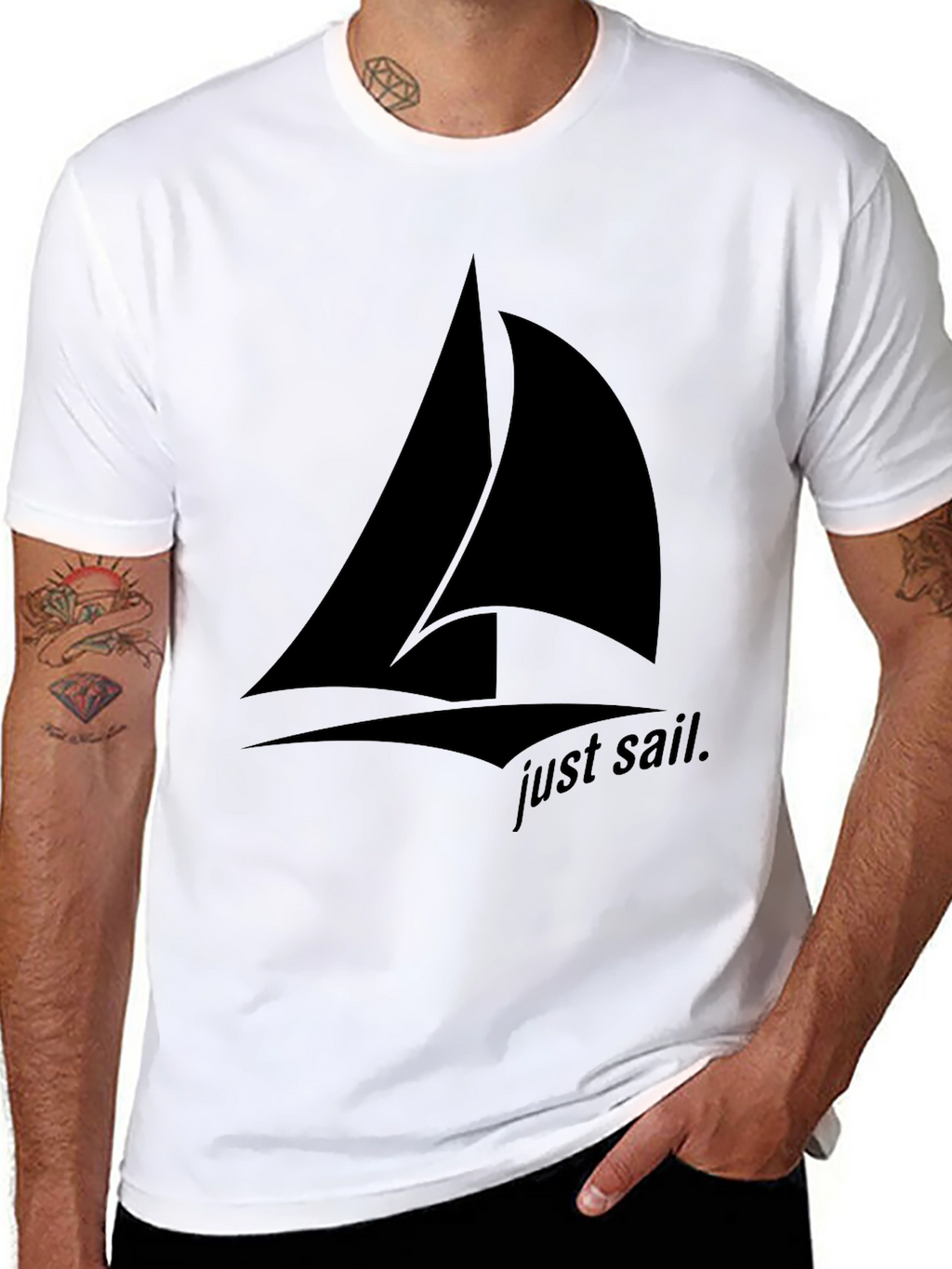 Sailing Graphic T-Shirt - Just Sail Tee