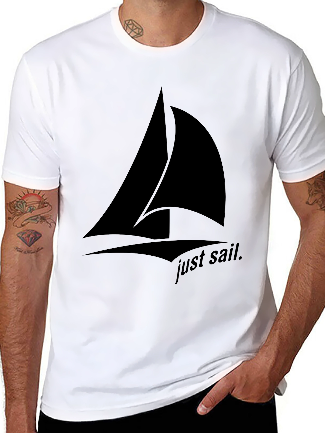 Sailing Graphic T-Shirt - Just Sail Tee