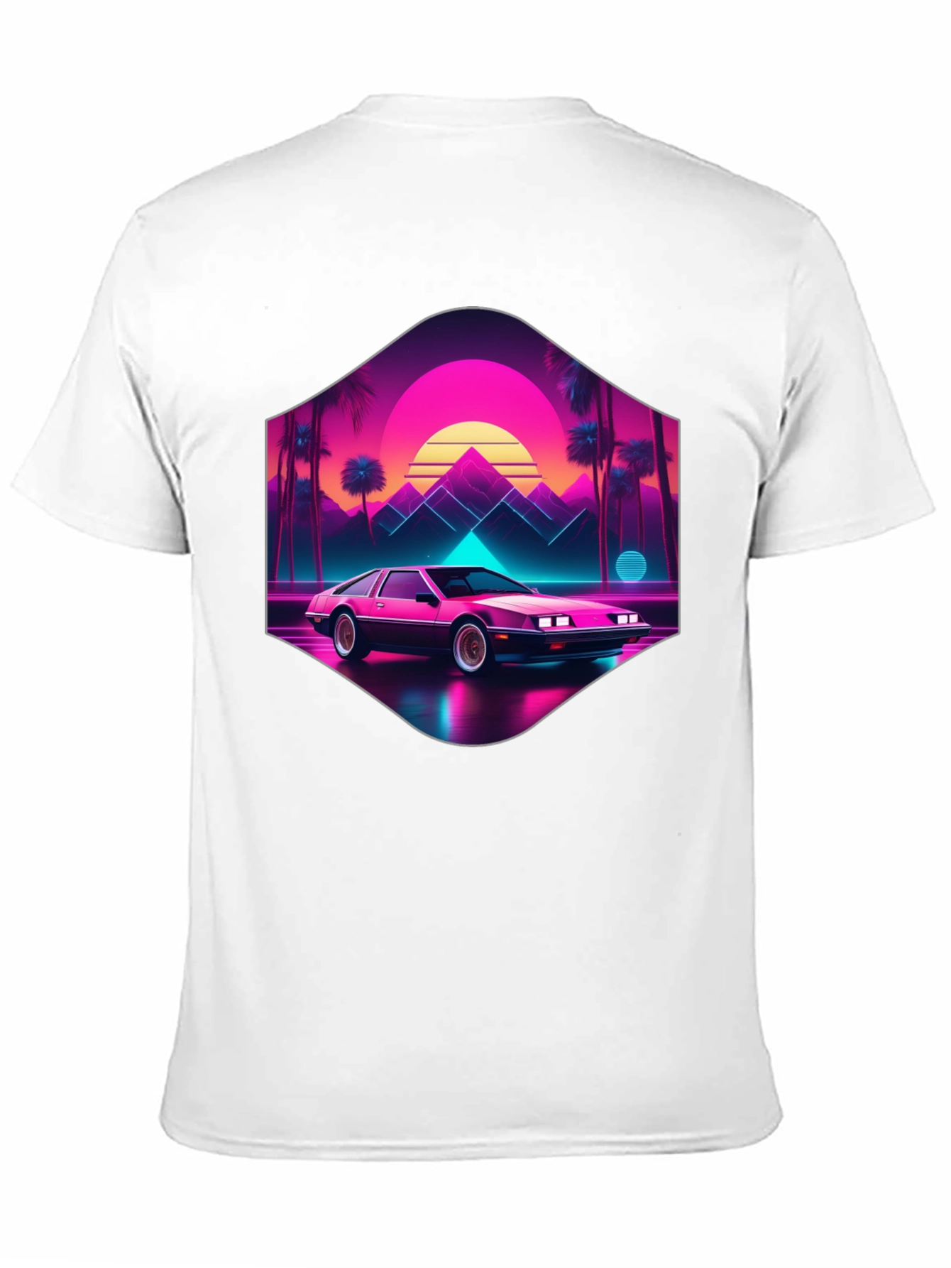 Retro Wave Car T-Shirt: 80s Style Synthwave Tee