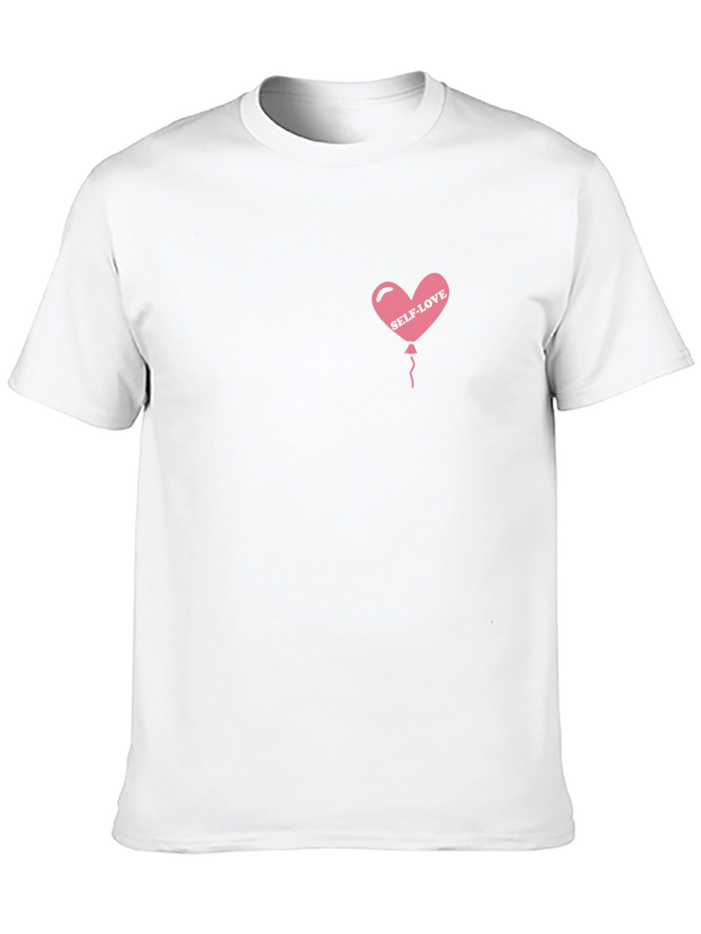 Self-Love Heart Balloon Tee - Black T-Shirt