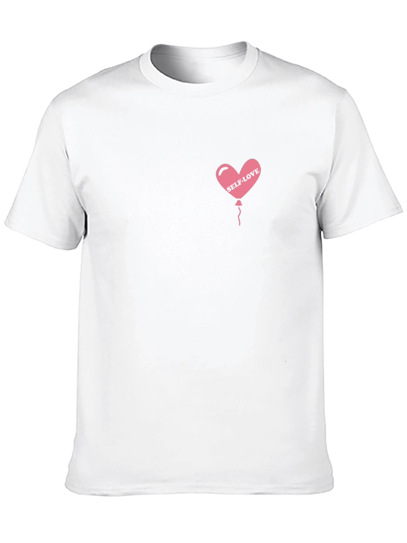 Self-Love Heart Balloon Tee - Black T-Shirt